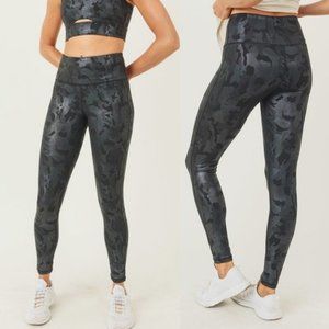 Mono B Black Camo Yoga Leggings APH3037